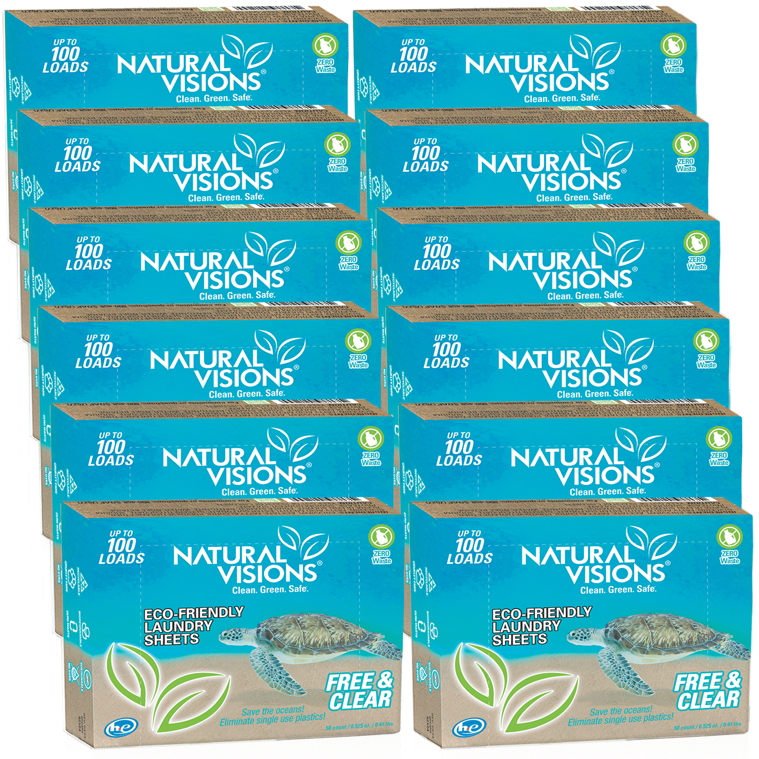 Natural Visions® Laundry Detergent Sheets