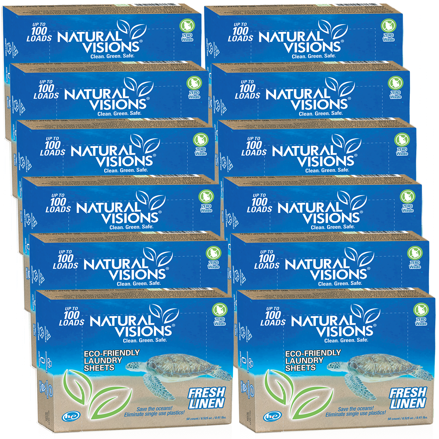 Natural Visions® Laundry Detergent Sheets