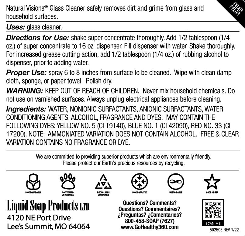 Natural Visions® Glass Cleaner Super Concentrate
