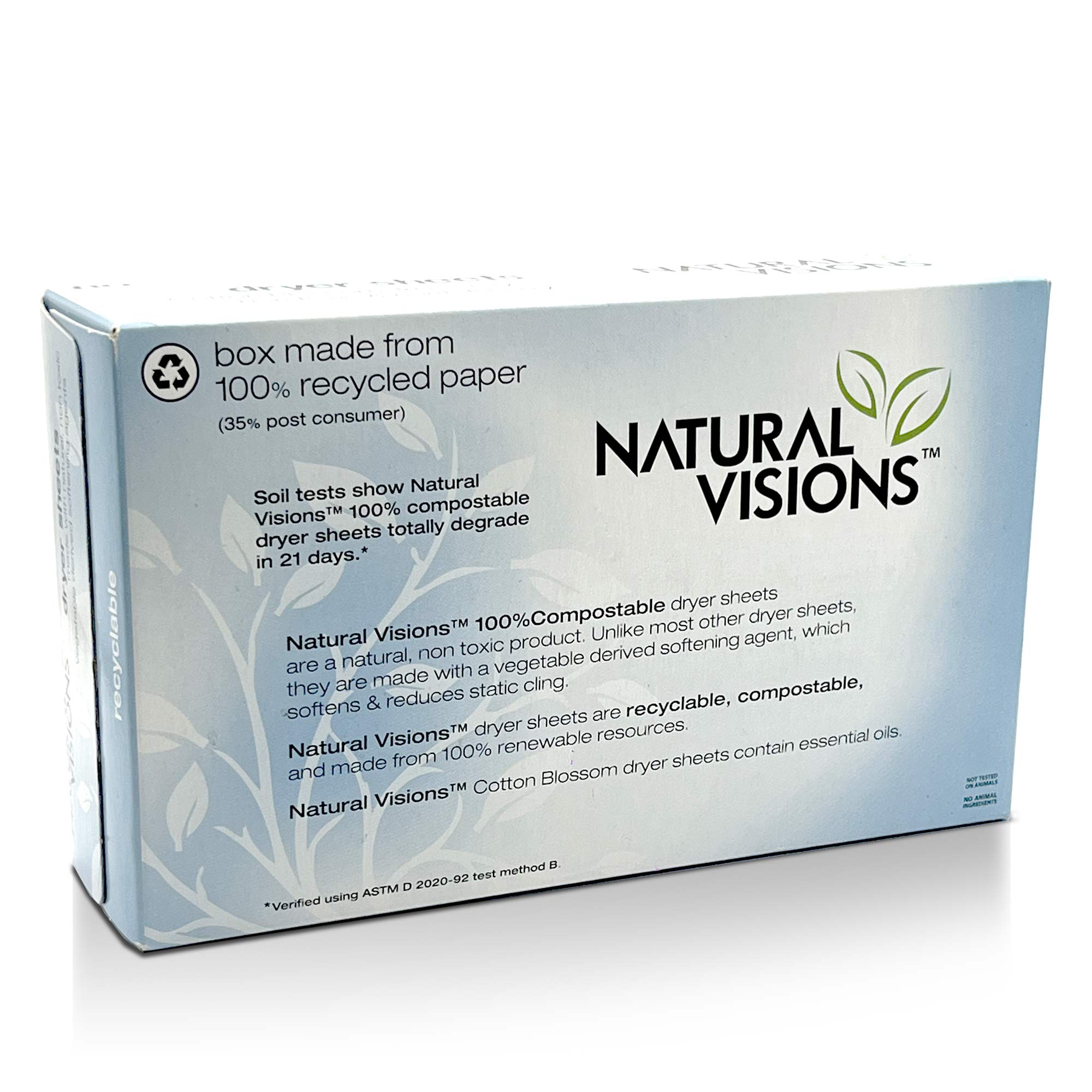 Natural Visions® Dryer Sheets