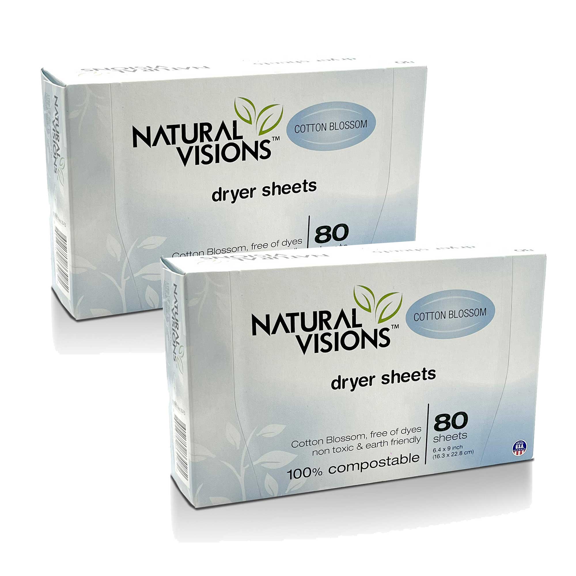 Natural Visions® Dryer Sheets