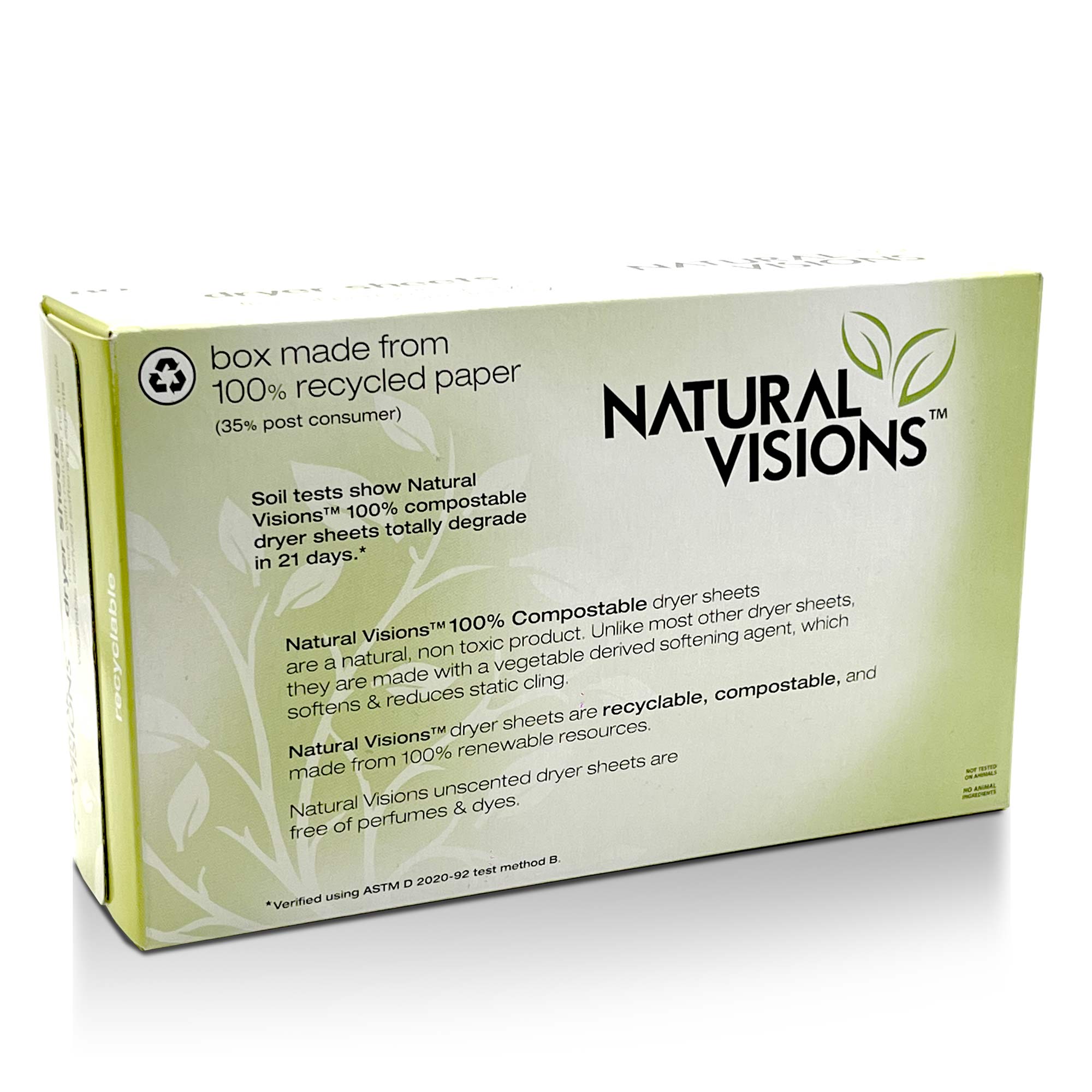 Natural Visions® Dryer Sheets