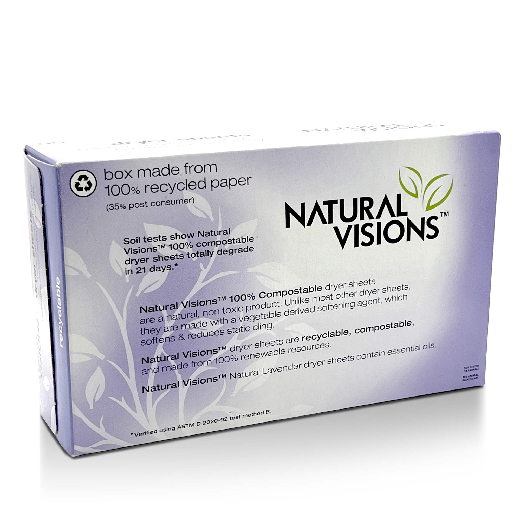 Natural Visions® Dryer Sheets