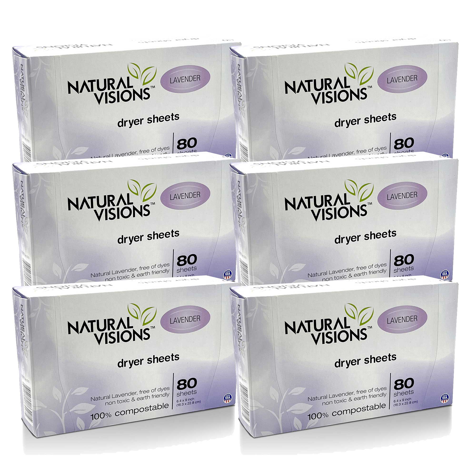 Natural Visions® Dryer Sheets