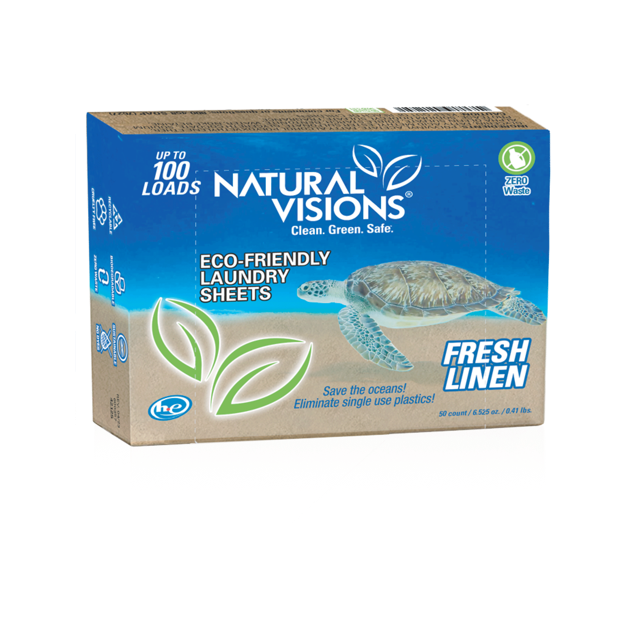 Natural Visions® Laundry Detergent Sheets