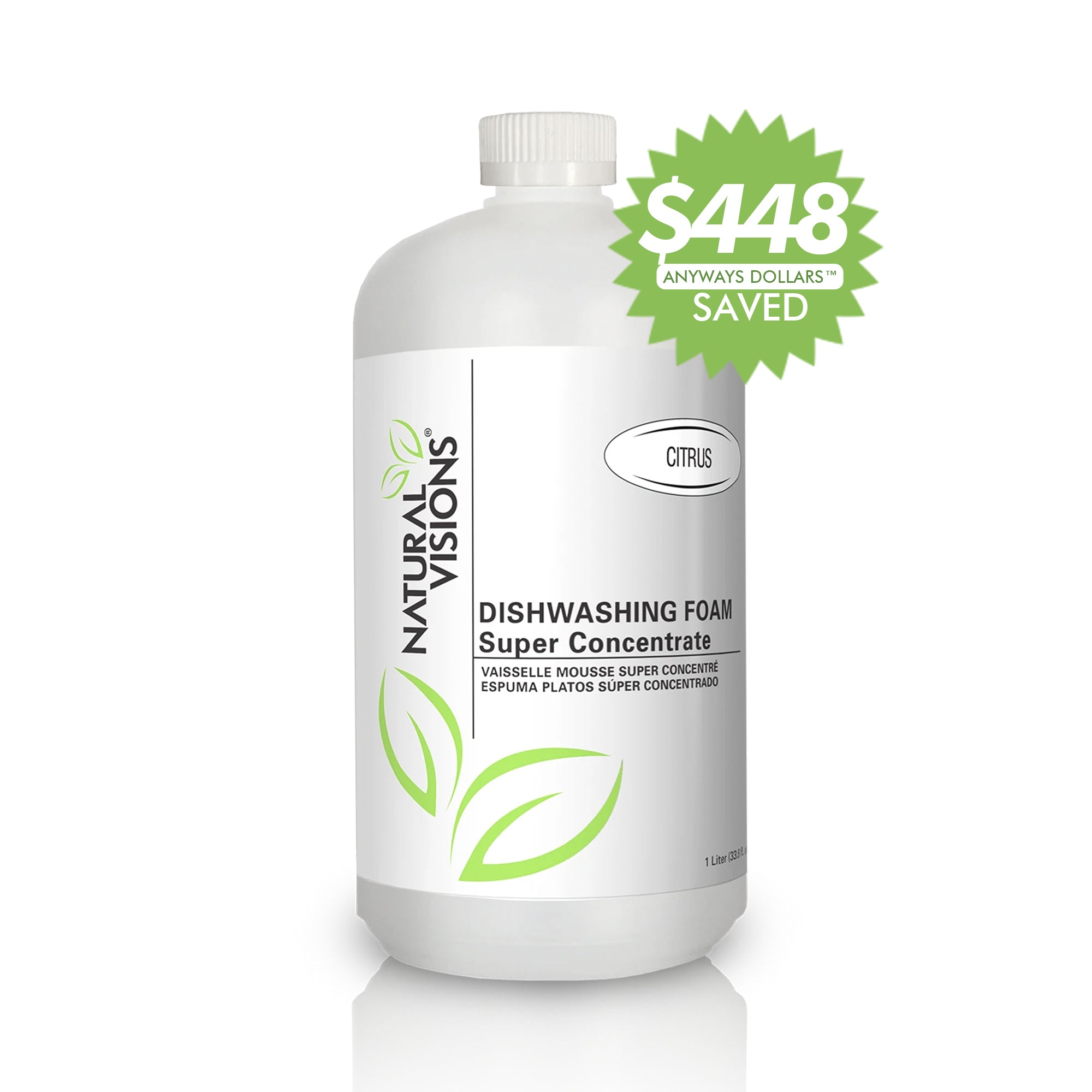 Natural Visions® Foaming Dish Soap Super Concentrate