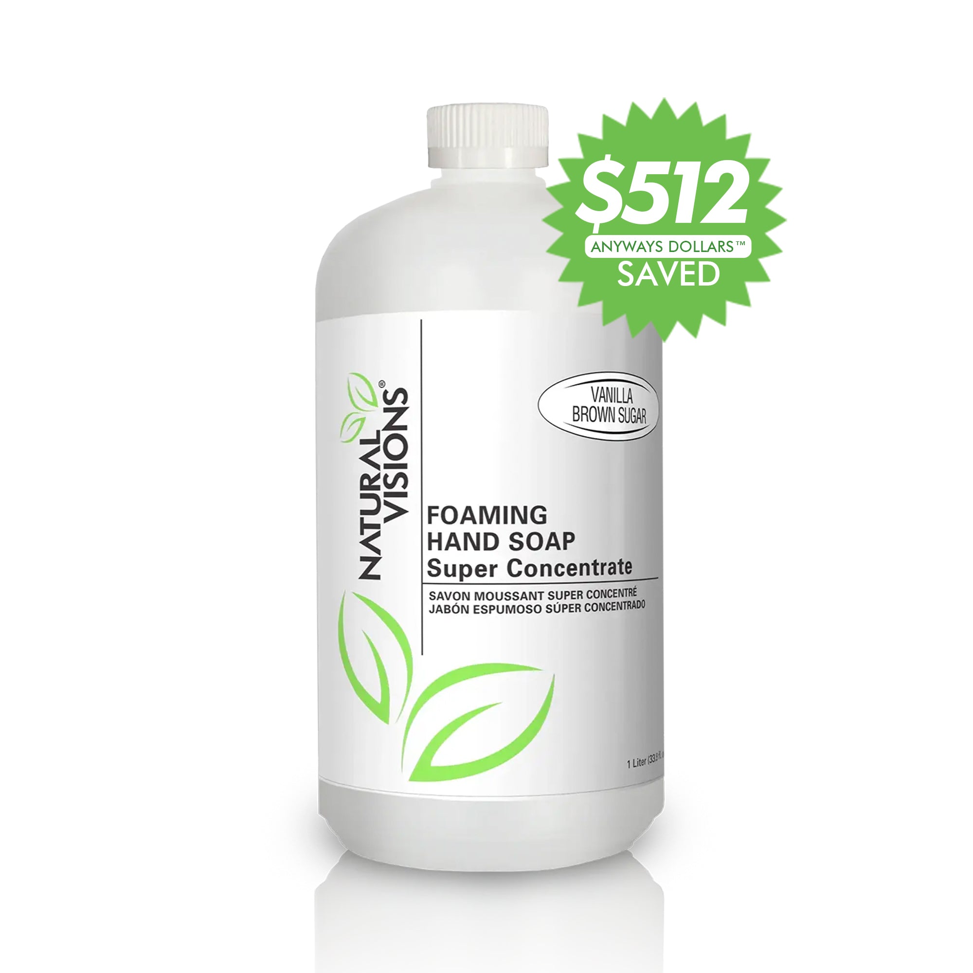 Natural Visions® Foaming Hand & Body Soap Super Concentrate