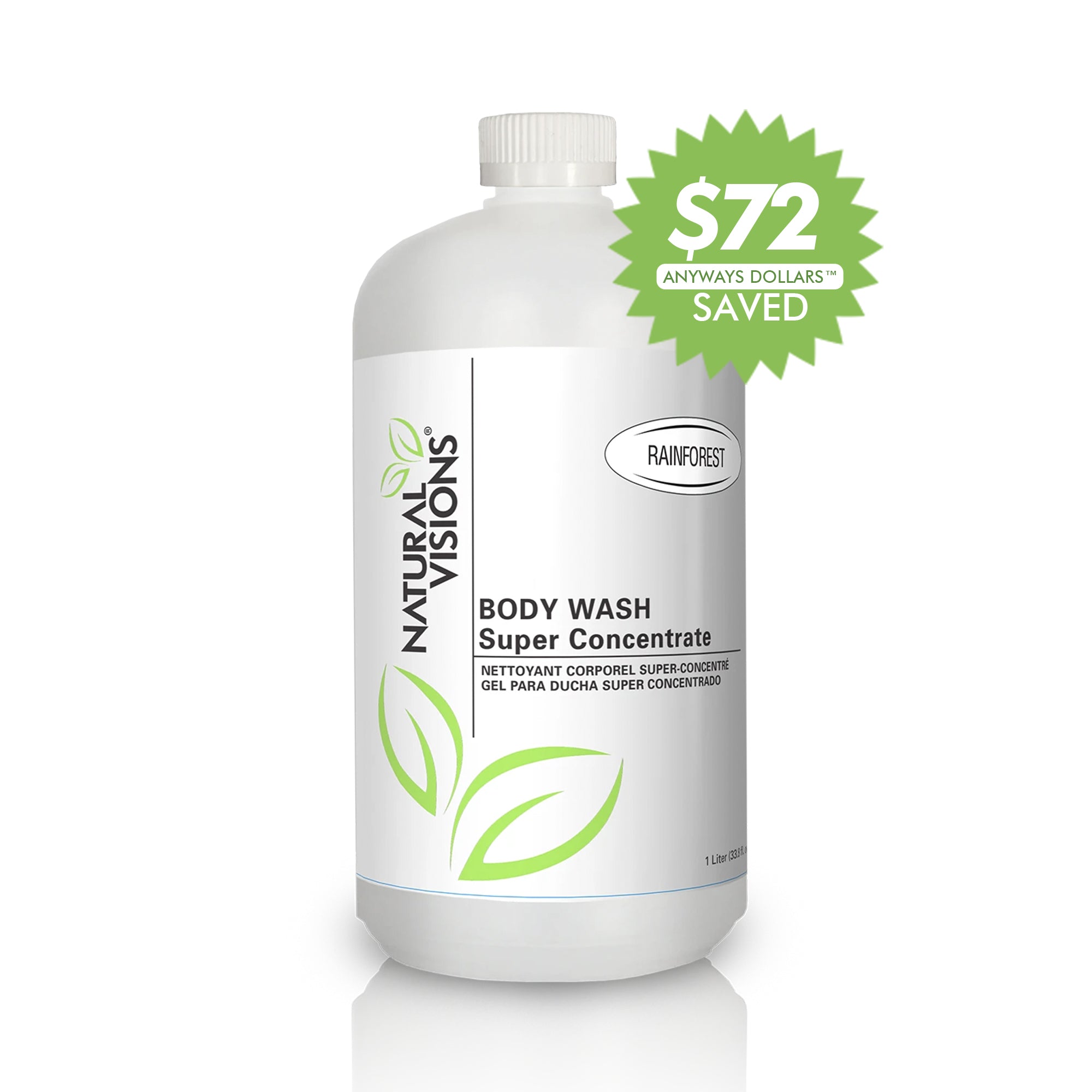 Natural Visions® Body Wash Super Concentrate