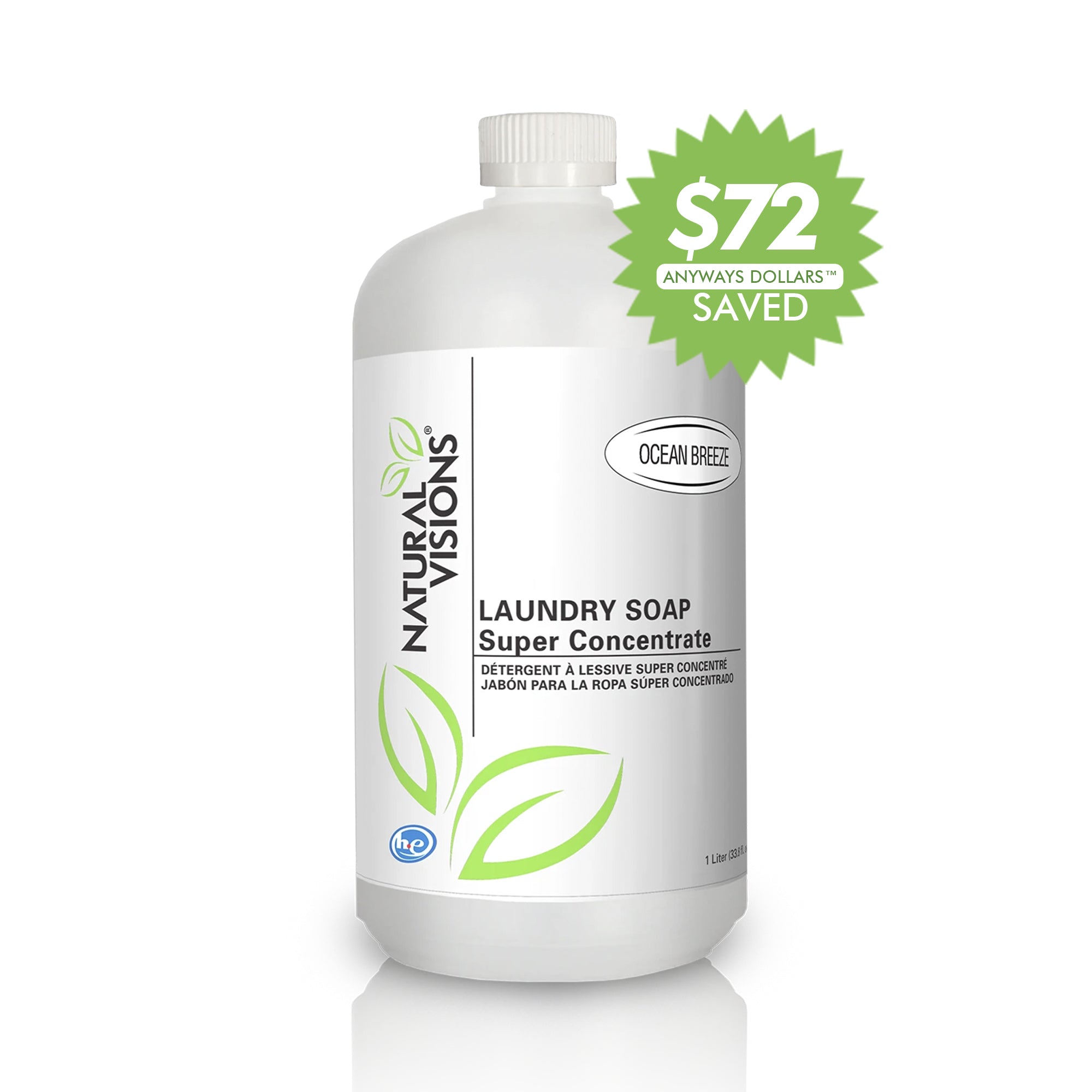 co⭐︎NATURAL LAUNDRY Natural Visions® Laundry Soap Super Concentrate