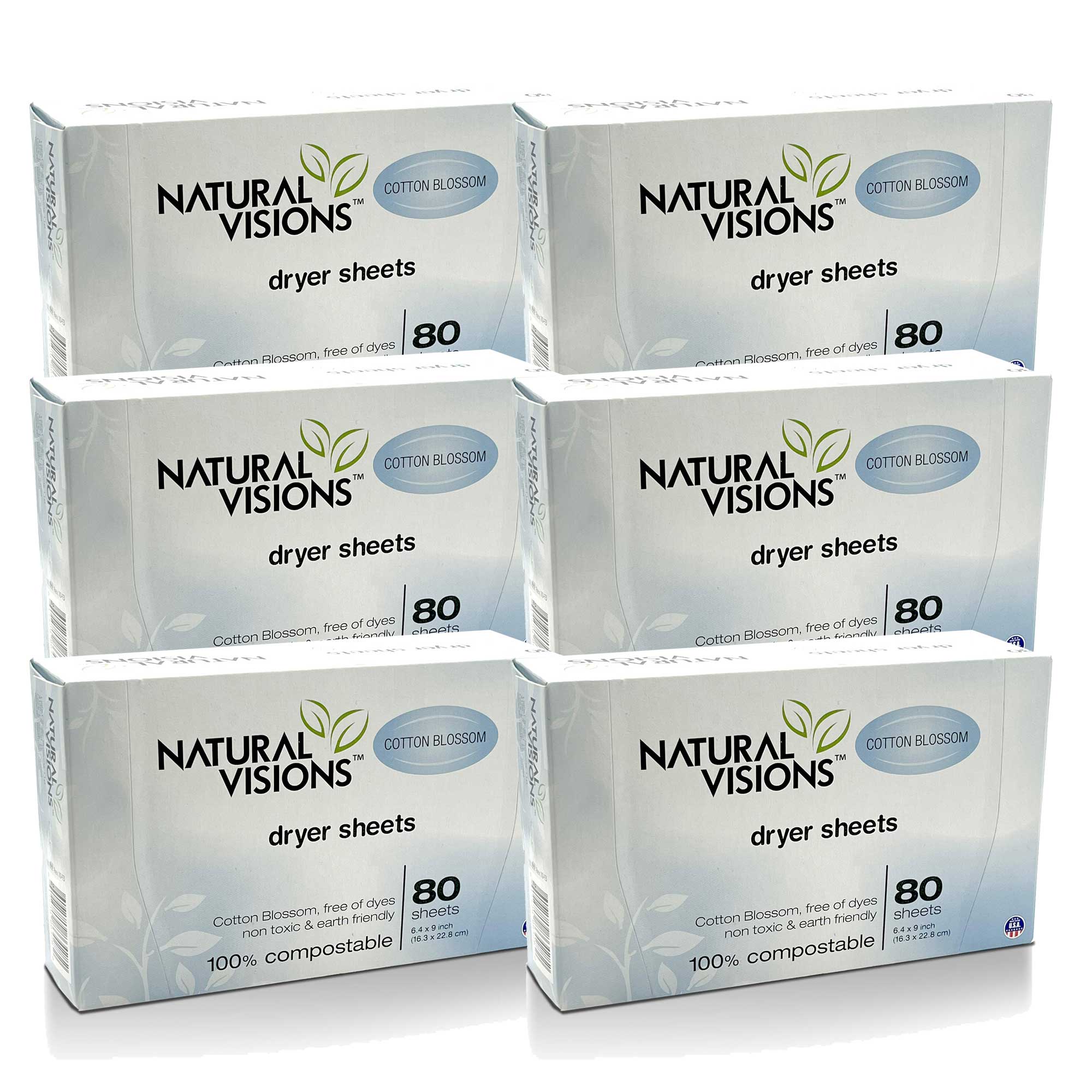 Natural Visions® Dryer Sheets