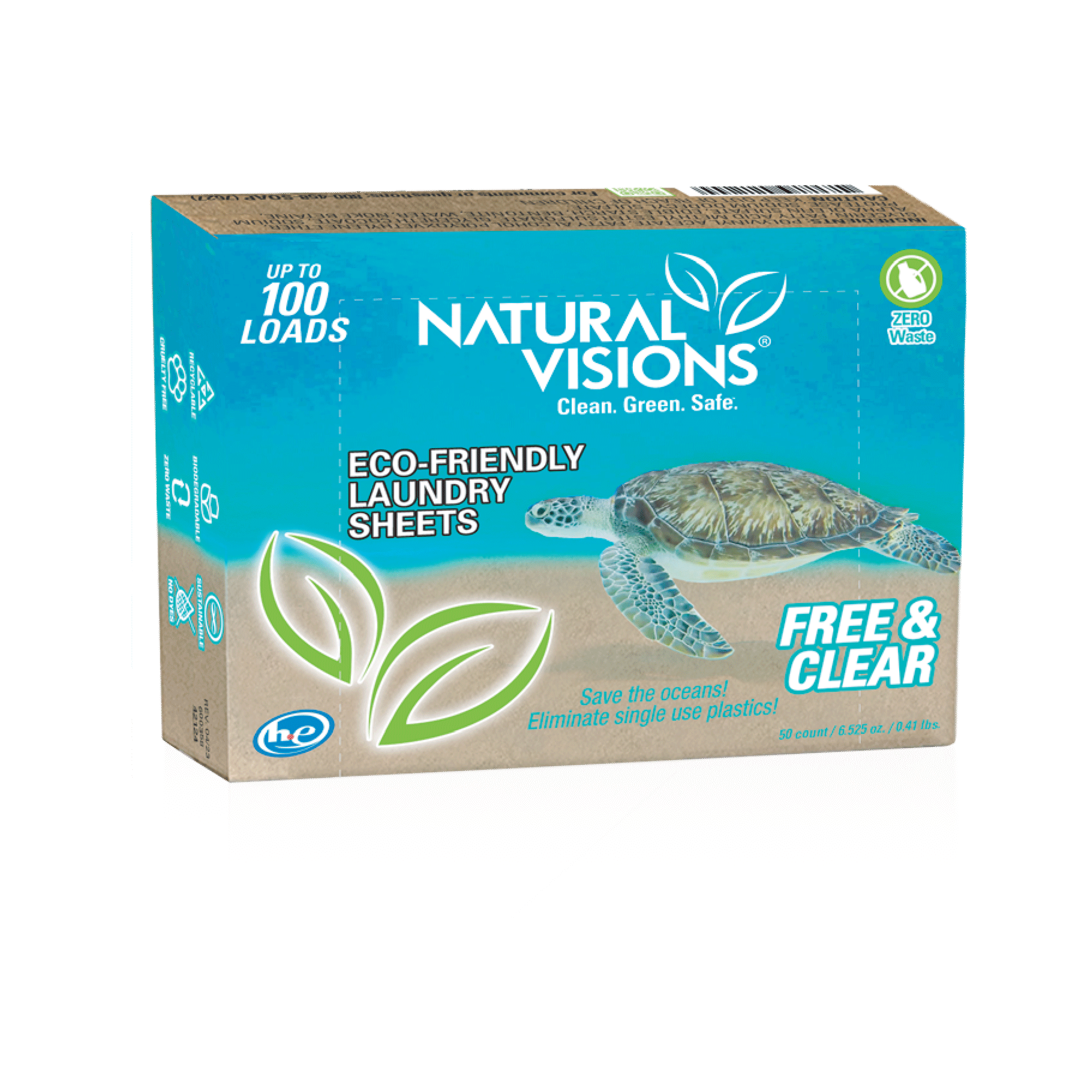 Natural Visions® Laundry Detergent Sheets