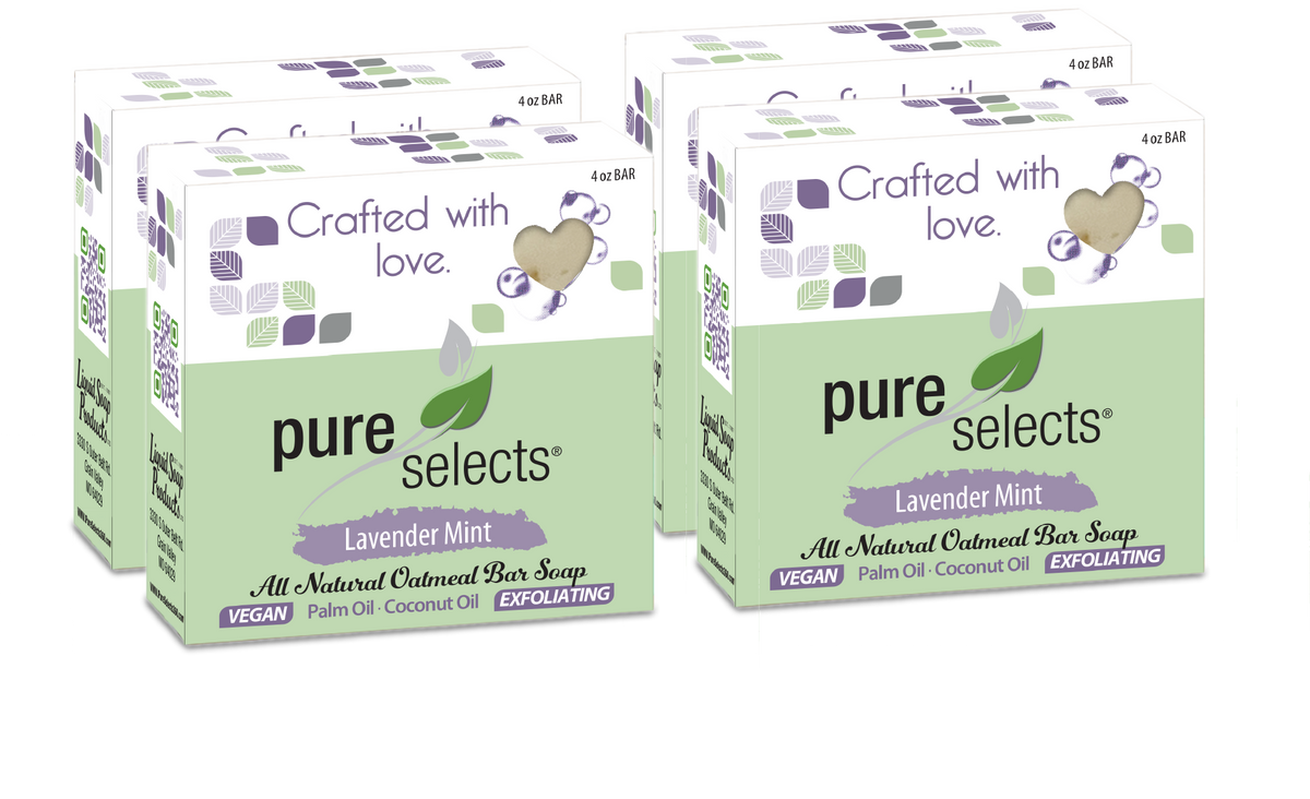 Pure Selects Vegan & Glycerin - Lavender Mint  - 4 oz. Bar Soap
